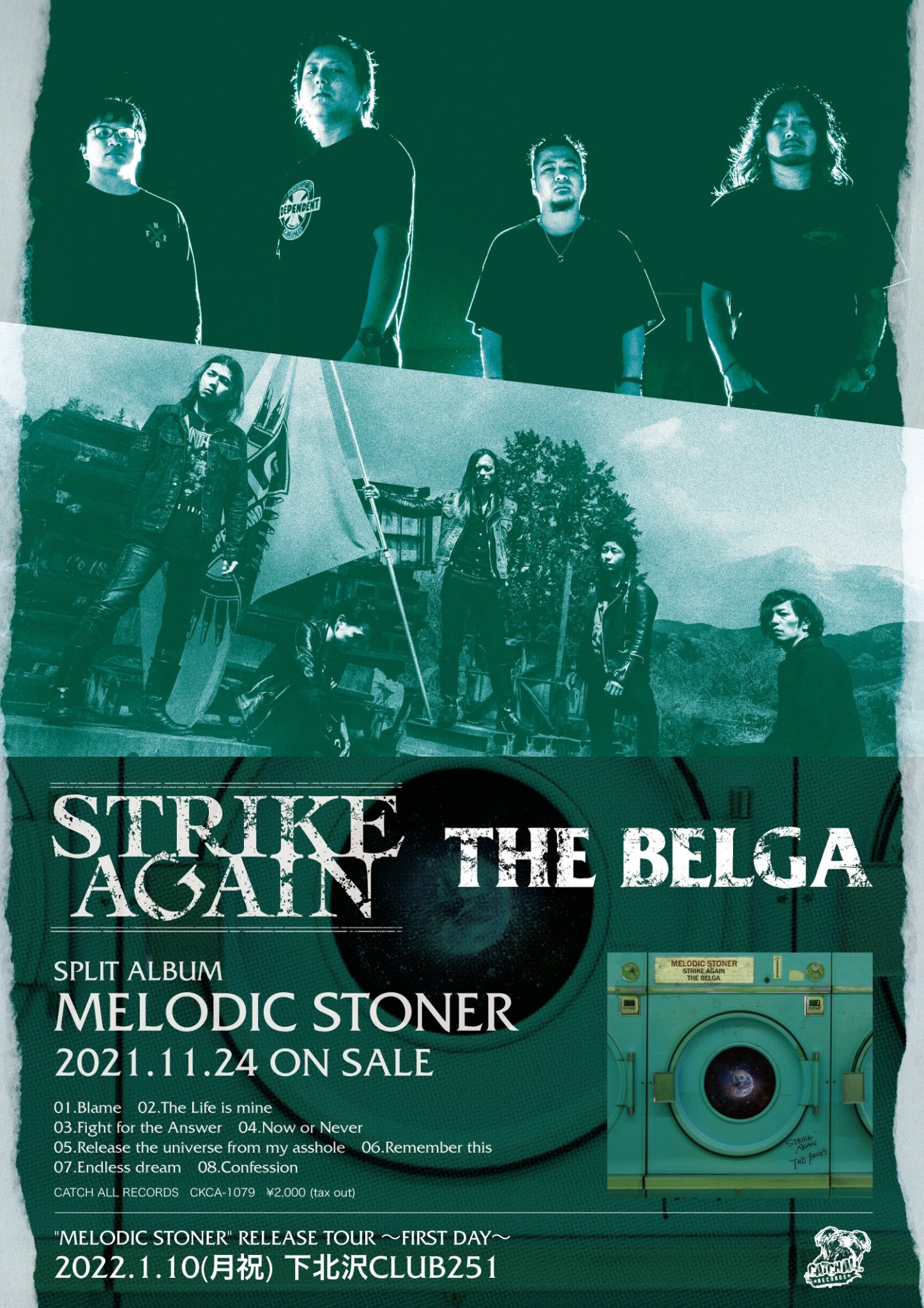 STRIKE AGAIN×THE BELGA pre. [MELODIC STONER TOUR初日]