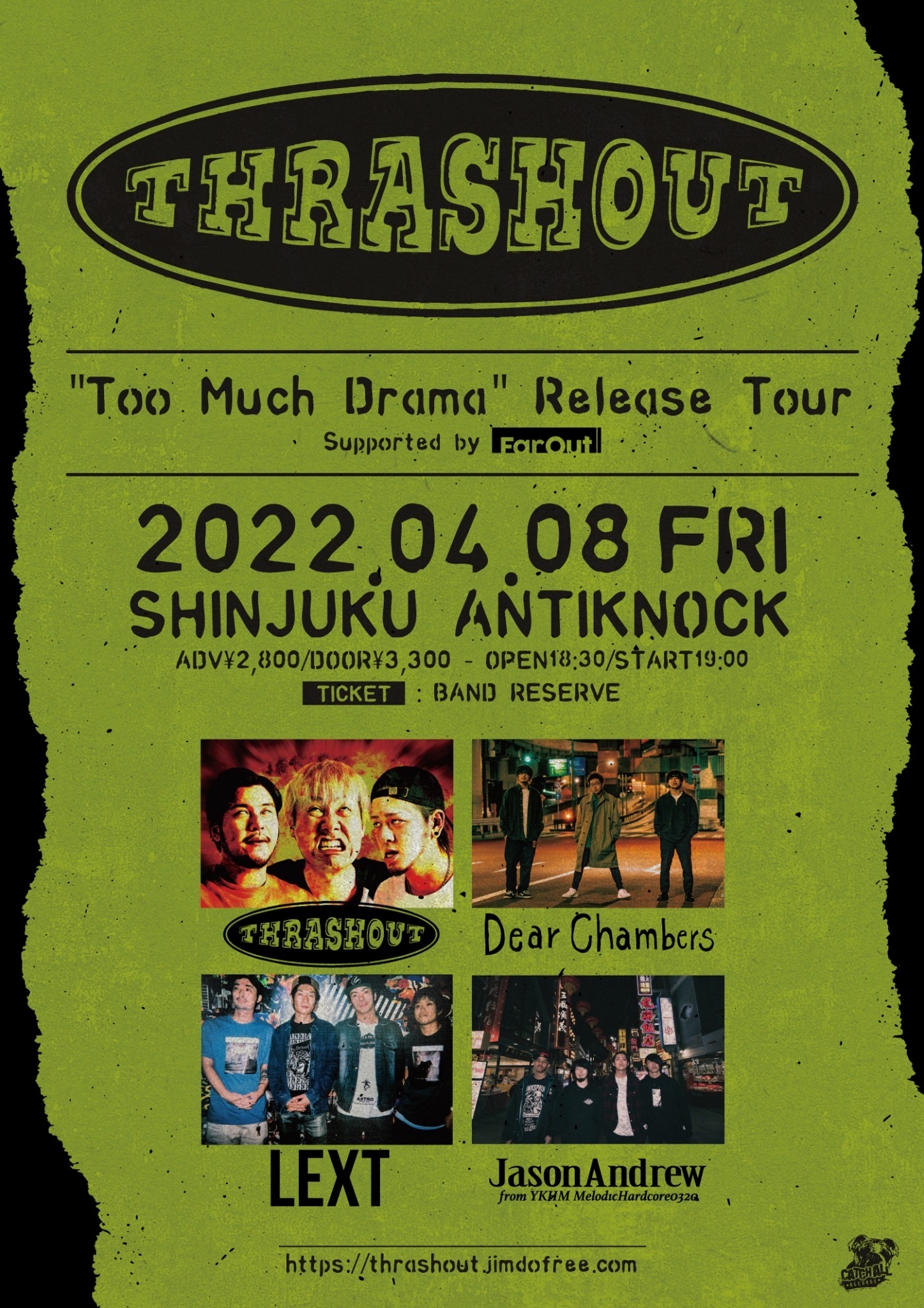 THRASHOUT “Too Much Drama” Release Tour -SHINJUKU-